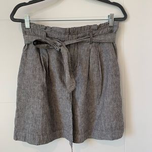 *2/$50* NWT LOFT Paperbag Waist Striped Skirt